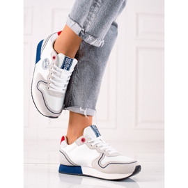 Tênis feminino Big Star JJ274280 branco 1