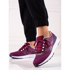 TRENDI Sapatos Esportivos Roxos 1