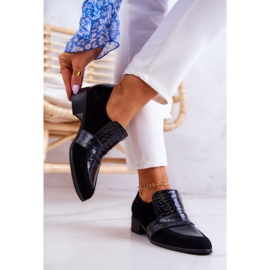 PA2 Sapatos pretos de camurça Mariene 2