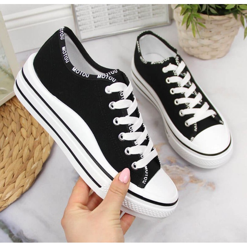 Tênis na plataforma S. Barski W OLI156A preto 1