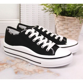 Tênis na plataforma S. Barski W OLI156A preto 2