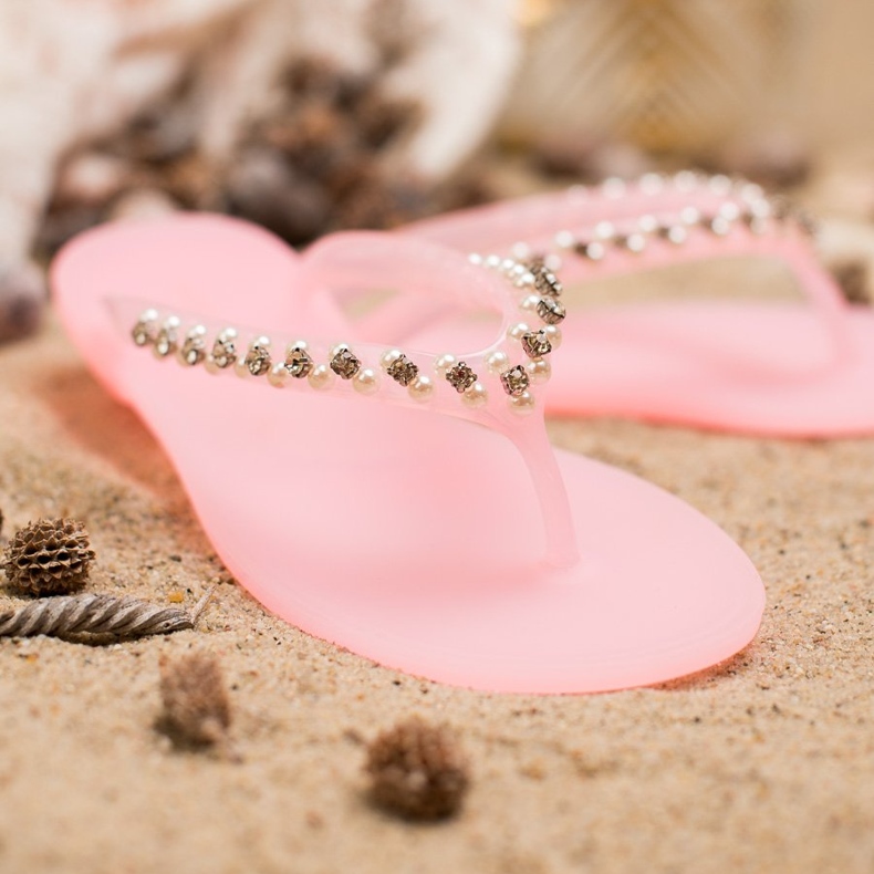 Vices Flip-flops com vícios de ornamentos rosa 1