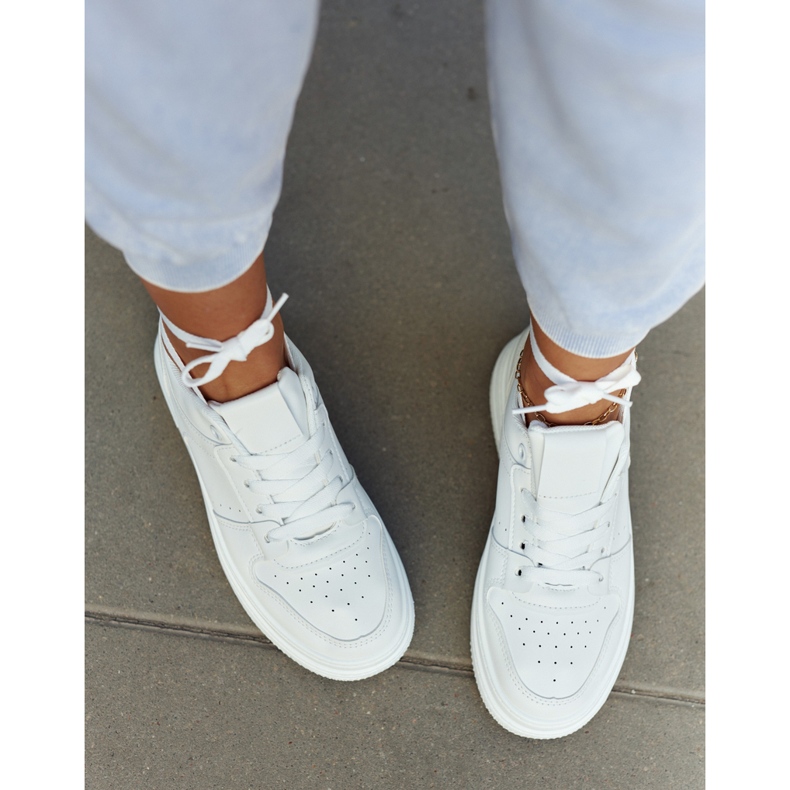 FG2 Tênis esportivo feminino branco New Haven 2