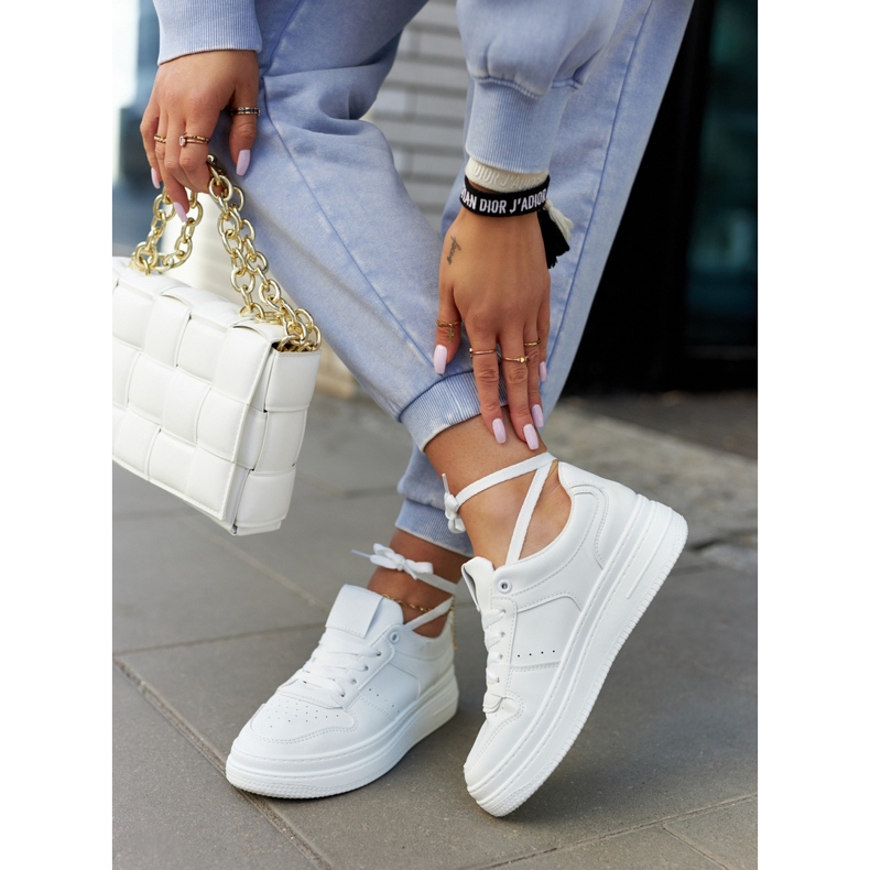 FG2 Tênis esportivo feminino branco New Haven 1