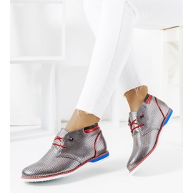 Sapato Luella prateado feminino vazado prata 1