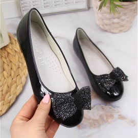 Bailarinas lacadas S. Barski Jr. OLI153A preto 1