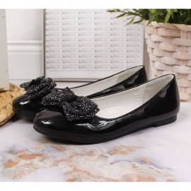 Bailarinas lacadas S. Barski Jr. OLI153A preto 2