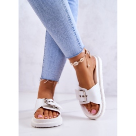 Chinelos Clássicos com Fivela Big Star JJ274A309 Branco 2