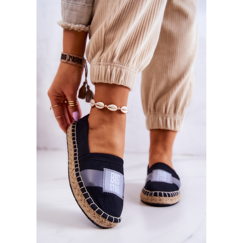 Alpargatas Femininas Slip Big Star JJ274963 Preto 2