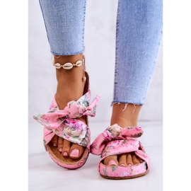Big Star Chinelos Clássicos Com Flores Grande Estrela JJ274702 Rosa multicolorido 2 Big Star Chinelos Clássicos Com Flores Grande Estrela JJ274702 Rosa multicolorido 2