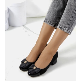 Sapatos de mulher negra de Sharona preto 1