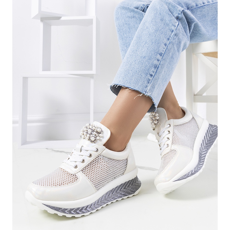 Tênis holográfico branco Saggers 1