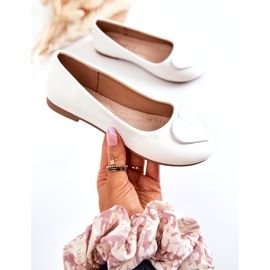 Vinceza Bailarinas Infantil Lacada com Coração Branco Corty 2