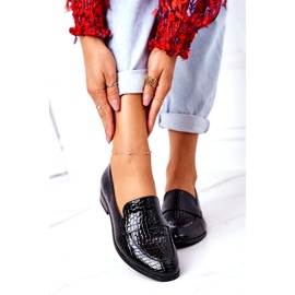 Mocassins Lacados Vinceza 21-10674 Preto 1