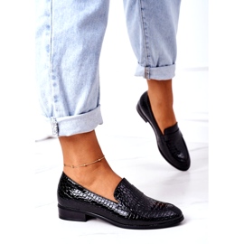 Mocassins Lacados Vinceza 21-10674 Preto 2