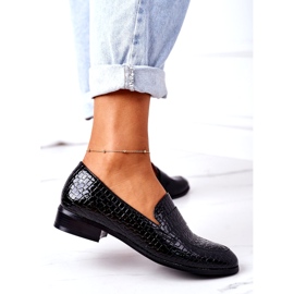 Mocassins Lacados Vinceza 21-10674 Preto 3