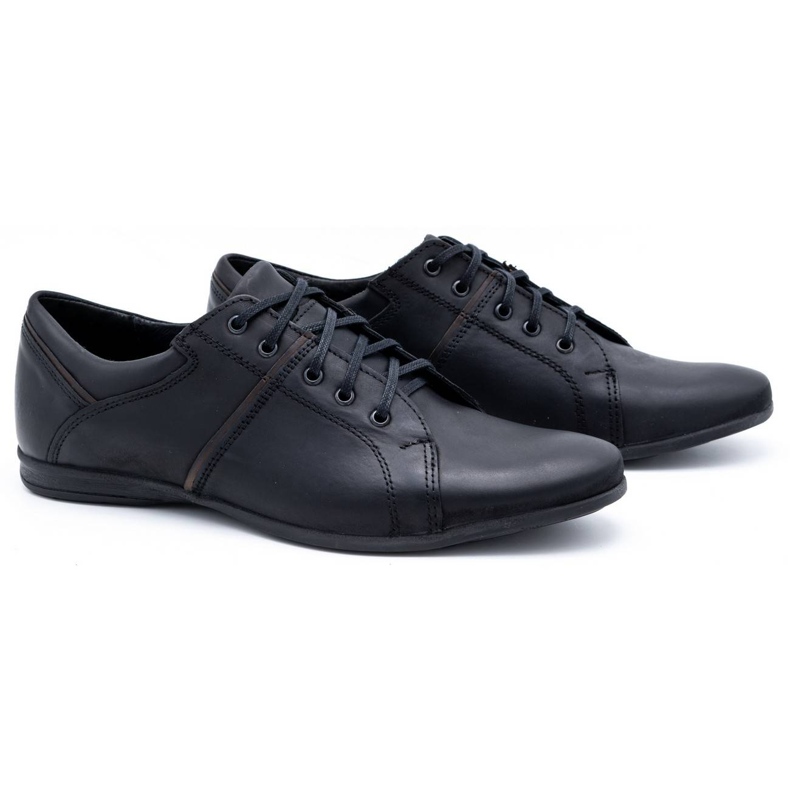 Polbut Sapatos masculinos negros C25 preto 2