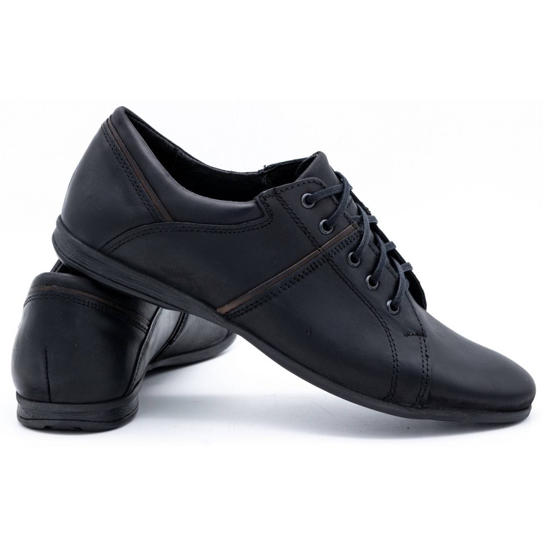 Polbut Sapatos masculinos negros C25 preto 3