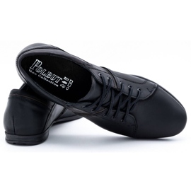 Polbut Sapatos masculinos negros C25 preto 4