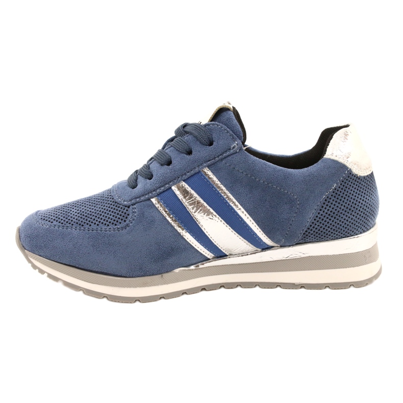 M.Daszyński Sapatos esportivos femininos azul mr2169 1