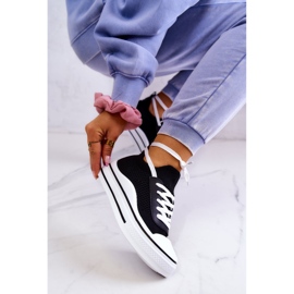 S.Barski Tênis feminino preto Soren meias 1