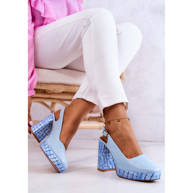 Sergio Leone Sapatos de couro Maciejka 05441-06 Azul 1