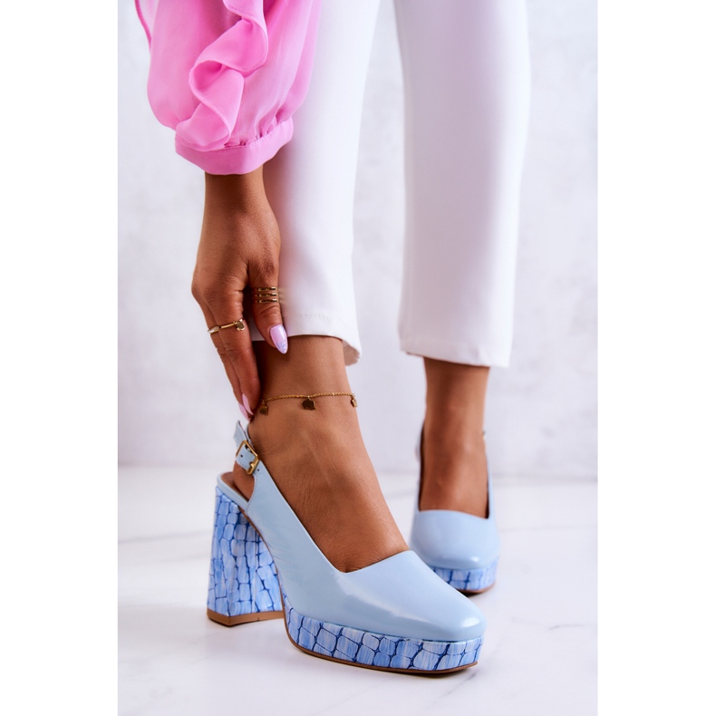 Sergio Leone Sapatos de couro Maciejka 05441-06 Azul 2