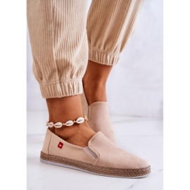 Alpargatas femininas sem salto Big Star JJ276001 bege 2 Alpargatas femininas sem salto Big Star JJ276001 bege 2