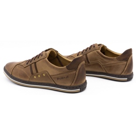 Polbut Sapatos masculinos casuais marrons 1801 marrom 5