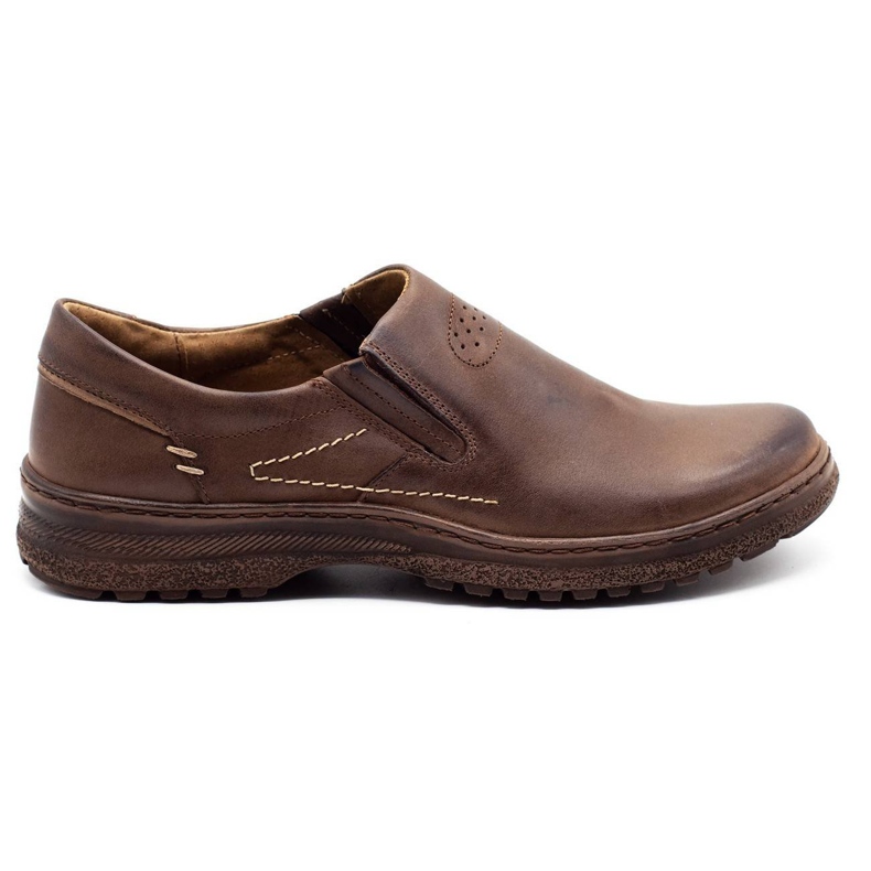 KOMODO 869 sapatos masculinos casuais marrons marrom 1