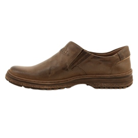 KOMODO 869 sapatos masculinos casuais marrons castanho 2