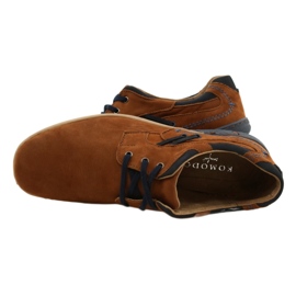 KOMODO Sapatos casuais masculinos 861L DK.Camel marrom 5