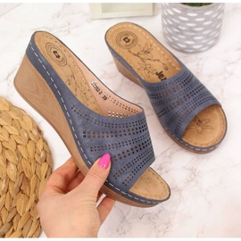 Cunhas a céu aberto Jezzi W JEZ288A azul marinho azul-marinho 1