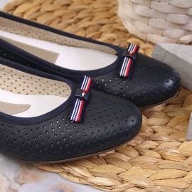 Rieker W RKR532 bailarinas a céu aberto azul marinho 2