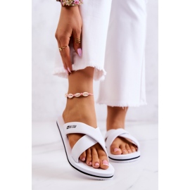 Chinelos de espuma femininos Big Star JJ274A339 Branco 1