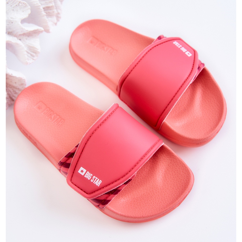 Chinelos infantis leves Big Star JJ374359 Rosa 2