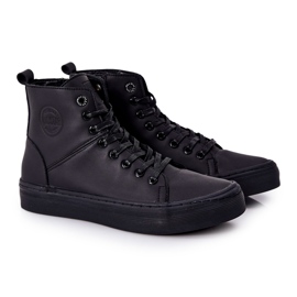 Tênis de cano alto masculino Big Star II174048 preto 3