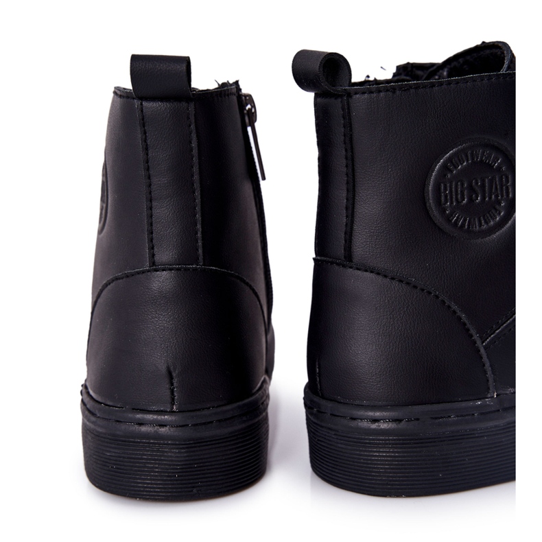 Tênis de cano alto masculino Big Star II174048 preto 1
