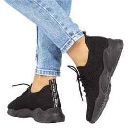 Filippo DTN2184/22 Black Women's Socks Sports Shoes preto 2