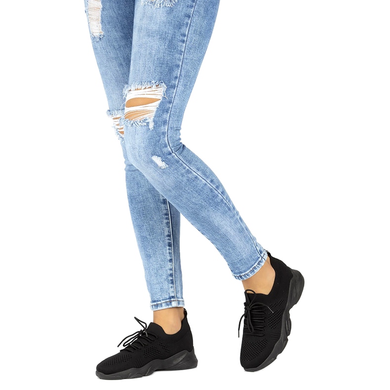 Filippo DTN2184/22 Black Women's Socks Sports Shoes preto 1