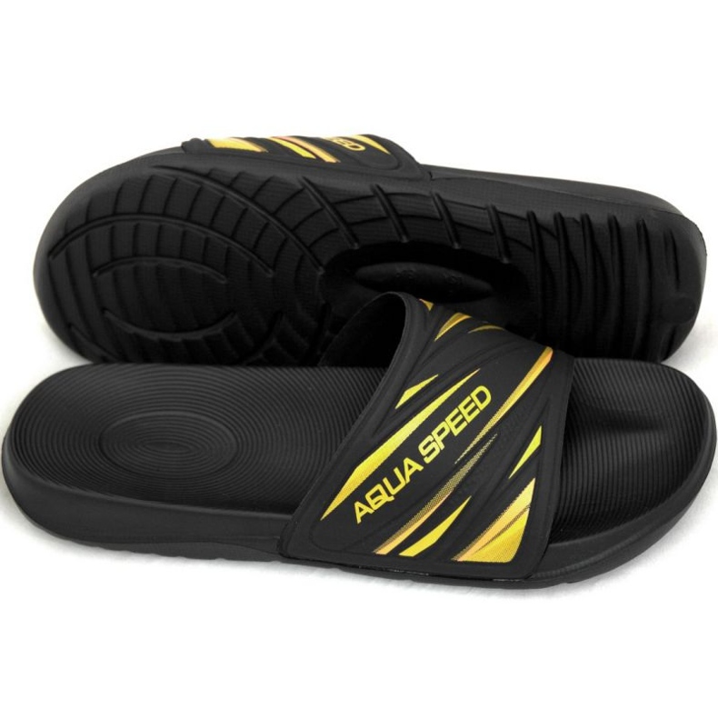 Chinelos Aqua-Speed ​​Idaho M, col. 18 preto amarelo 2