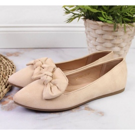 Bailarinas lordsy com laço Potocki W WOL76 bege 2