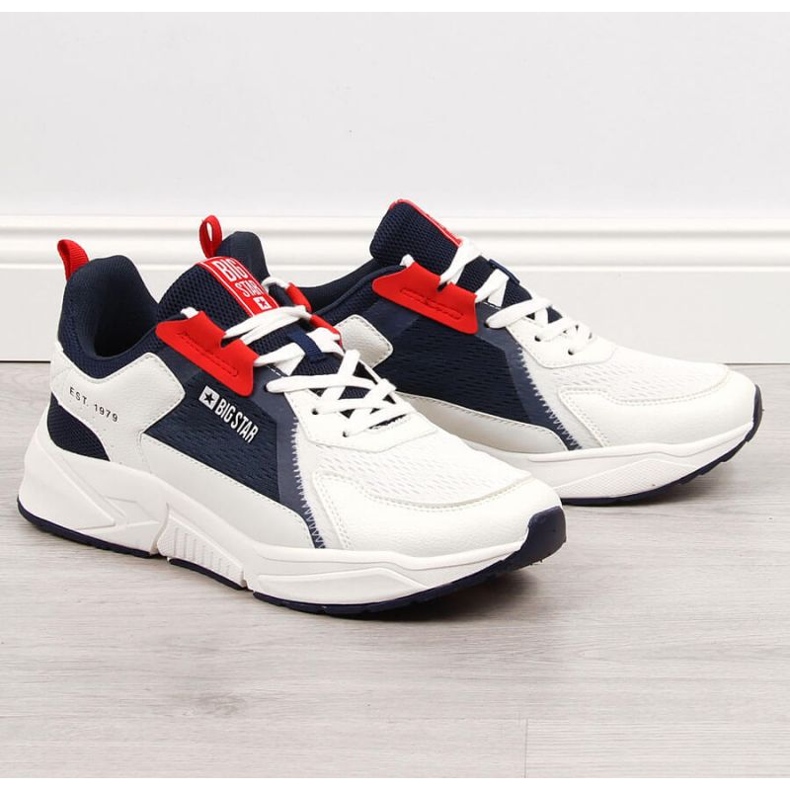 Big Star M JJ174399 sapatos esportivos brancos 1