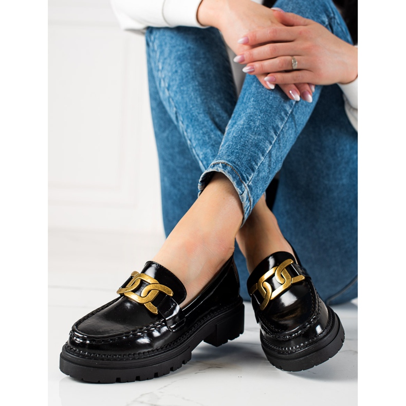 Mocassins da moda La.Fi preto 2