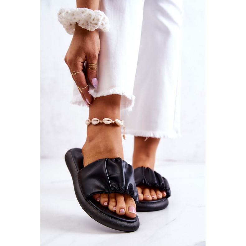 S.Barski Chinelos Femininos Pretos Clássicos Femininos 1