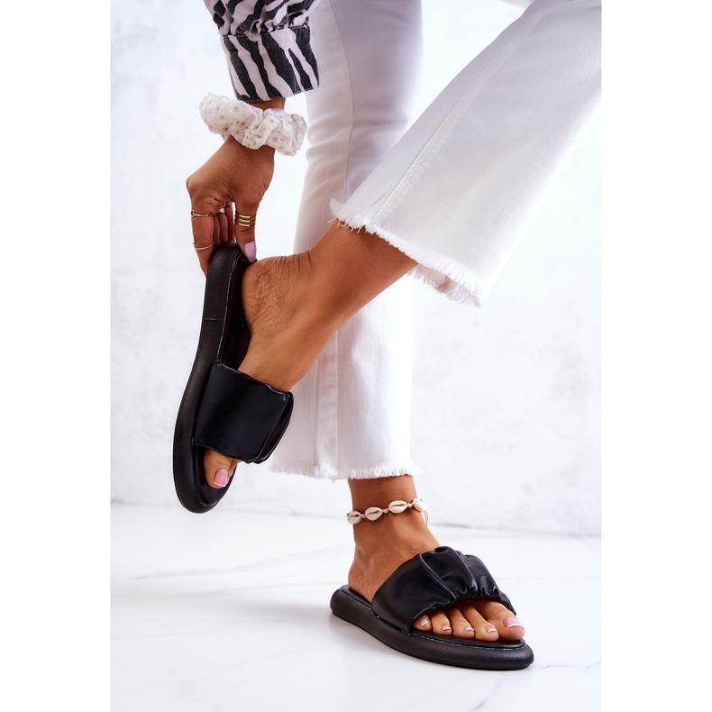 S.Barski Chinelos Femininos Pretos Clássicos Femininos 2