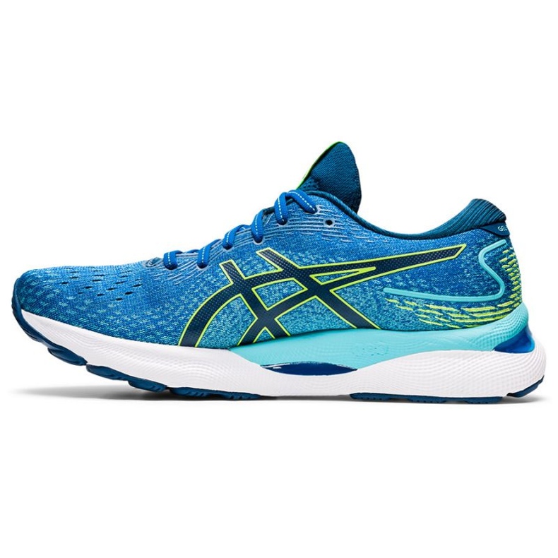 Asics Gel-Nimbus 24 M 1011B359 400 tênis de corrida azul 1