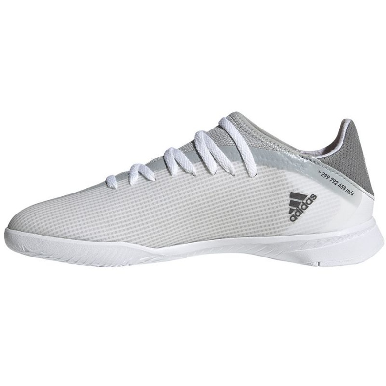Chuteiras Adidas X Speedflow.3 In Jr FY3315 cinza, branco tons de cinza 1