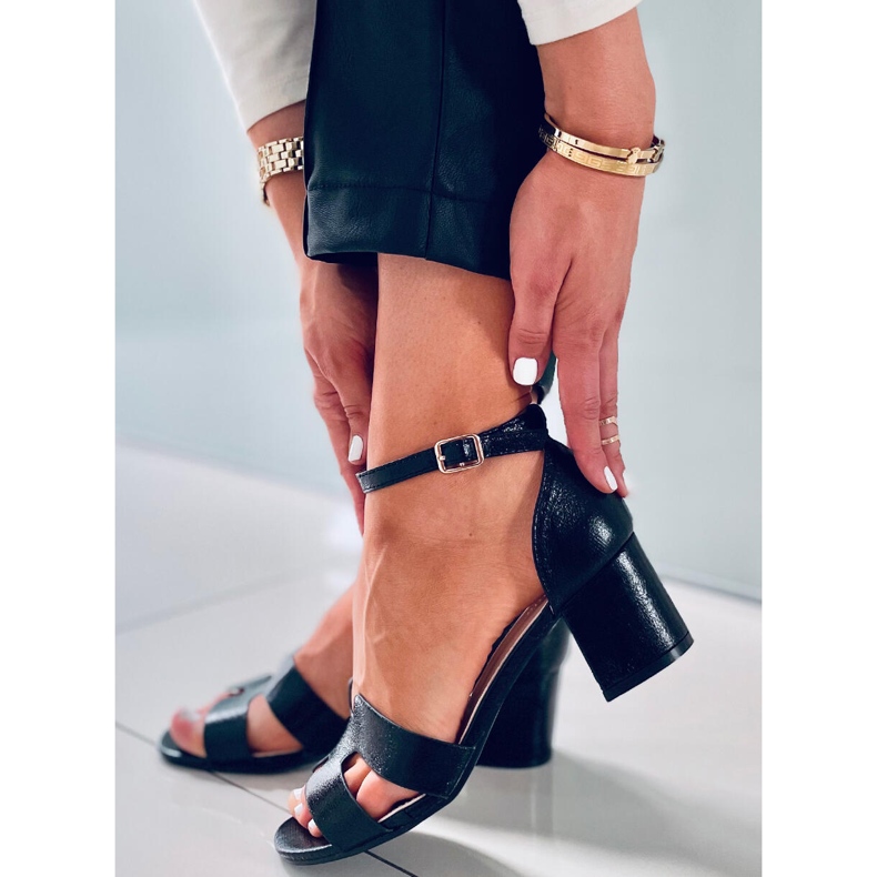 Nabila Sandália de salto alto preta preto 2