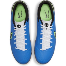 Chuteira Nike Tiempo Legend 9 Academy Tf M DA1191-403 azul 4